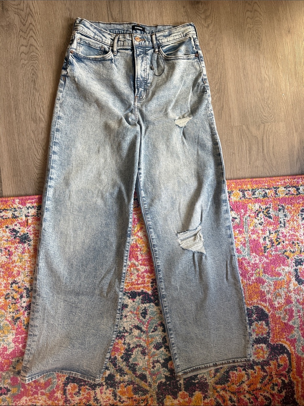Express High Rise Flare Jean, with tags